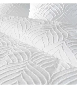 Douceur D'Intérieur Parure 3 pièces 240x260cm tufté blanc - 240x260cm - Blanc* Housse De Couette