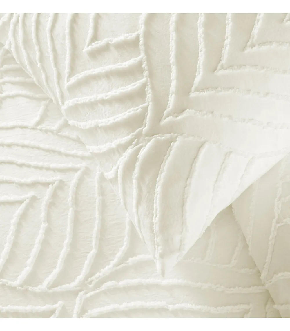 Parure 3 pièces 240x260cm tufté ivoire - 240x260cm - Ivoire>Douceur D'Intérieur Best