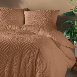 Parure 3 pièces 220x240cm tufté mocha - 220x240cm - Mocha><noscript><img width=