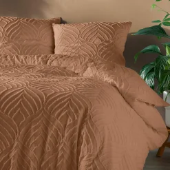Parure 3 pièces 220x240cm tufté mocha - 220x240cm - Mocha><noscript><img width=