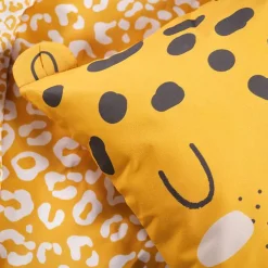 Parure de couette 140 x 200 "Funny Tiger" Réversible 100% Coton / 57 Fils/cm²>Today Online
