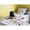 L'Effet Papillon Parure de couette 140 x 200 "Minots" Réversible 100% Coton / 57 Fils/cm² - Farandole* Housse De Couette
