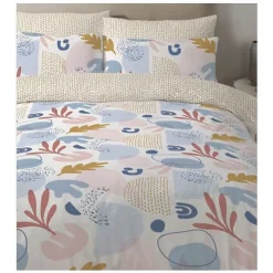 Copenhagen Home Parure de couette "Anisa" toutes dimensions 100% Coton / 57 Fils/cm² - Parure de couette 200 x 200 cm + 2 Taies d'oreiller 63 x 63* Housse De Couette
