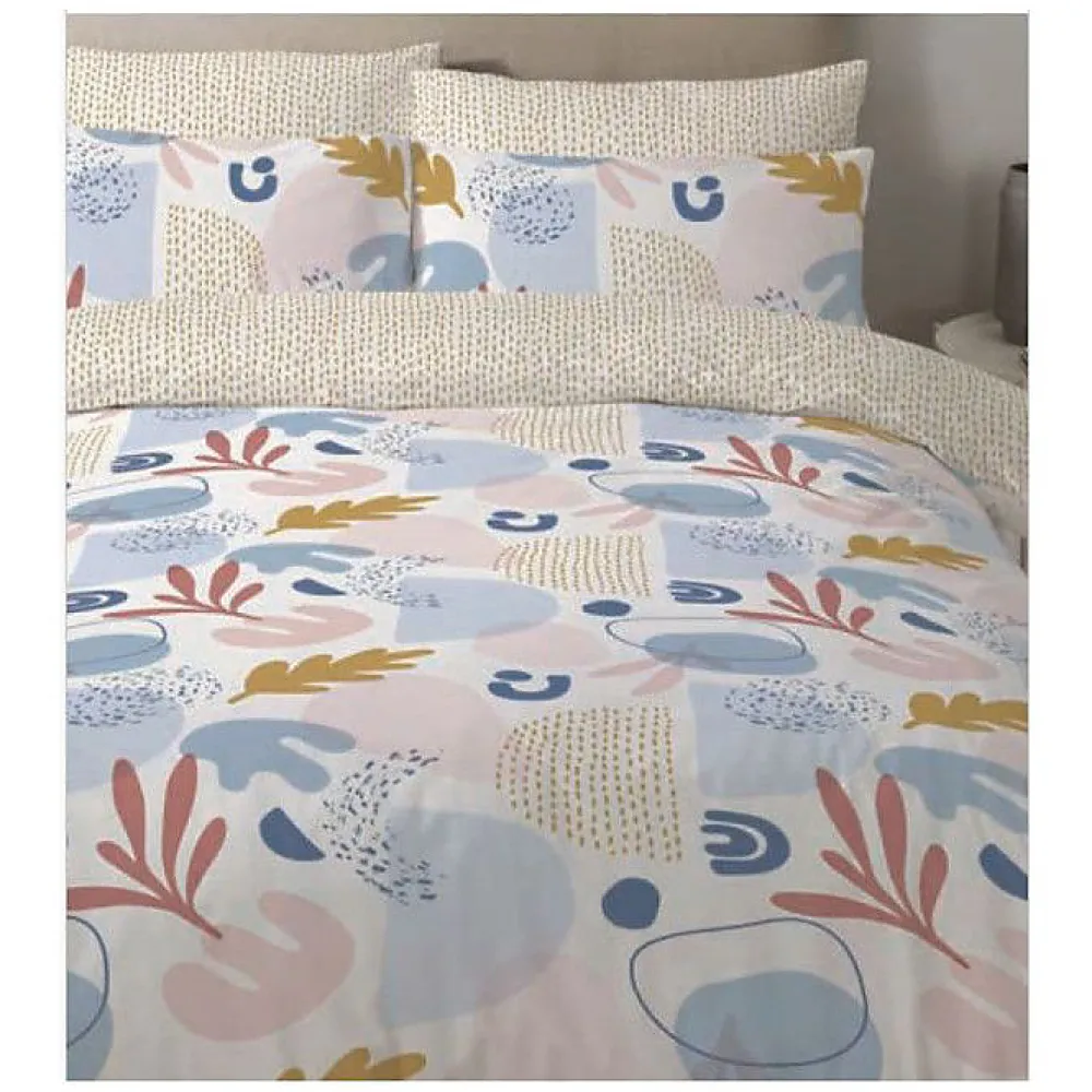 Copenhagen Home Parure de couette "Anisa" toutes dimensions 100% Coton / 57 Fils/cm² - Parure de couette 200 x 200 cm + 2 Taies d'oreiller 63 x 63* Housse De Couette
