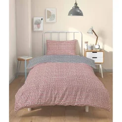 Copenhagen Home Parure de couette "Arri" toutes dimensions 100% Coton / 57 Fils/cm² - Arri Terracotta - Parure de couette 140 x 200 cm + 1 Taie d'* Housse De Couette