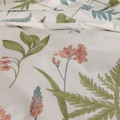 Tradilinge Parure de couette au style nature (260x240 cm - Vert)* Parure De Lit