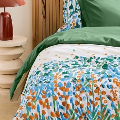 Tradilinge Parure de couette au style printanier (200x200 cm - Vert)* Parure De Lit