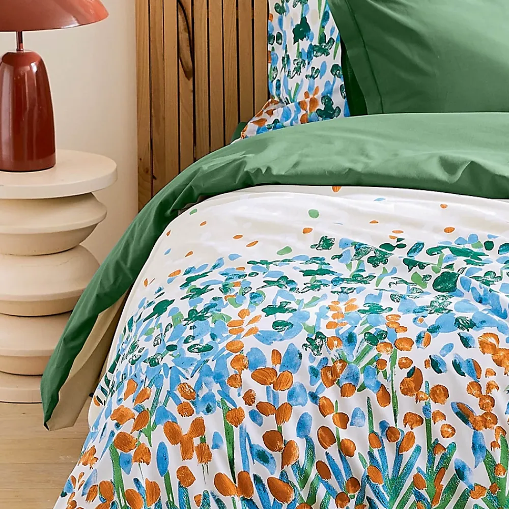 Tradilinge Parure de couette au style printanier (200x200 cm - Vert)* Parure De Lit