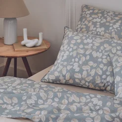 Parure de couette en percale au style cocooning (240x220 cm - Gris)><noscript><img width=