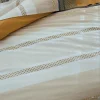 Tradilinge Parure de couette en percale de coton au style ethnique chic (240x220 cm - Jaune)* Parure De Lit