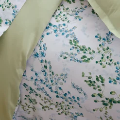 Tradilinge Parure de couette feuilles de tilleul (200x200 cm - Vert)* Parure De Lit