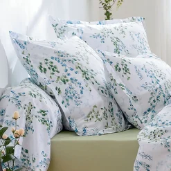 Tradilinge Parure de couette feuilles de tilleul (200x200 cm - Vert)* Parure De Lit