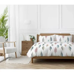 Parure de couette "Flynn" toutes dimensions 100% Coton / 57 Fils/cm² - Parure de couette 240 x 220 cm + 2 Taies d'oreiller 63 x 63>Copenhagen Home Hot