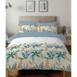 Copenhagen Home Parure de couette "Goyave" toutes dimensions 100% Coton / 57 Fils/cm² - Parure de couette 200 x 200 cm + 2 Taies d'oreiller 63 x 6* Housse De Couette