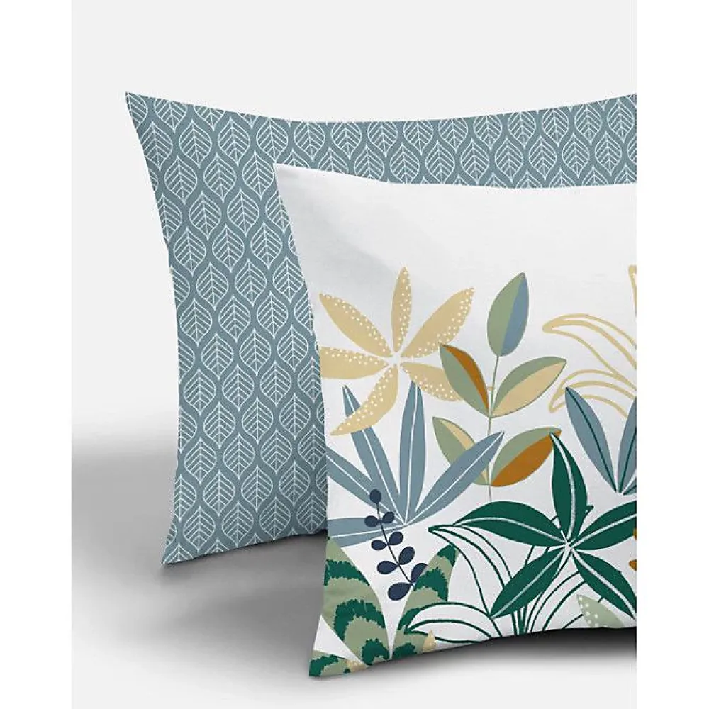 Copenhagen Home Parure de couette "Goyave" toutes dimensions 100% Coton / 57 Fils/cm² - Parure de couette 200 x 200 cm + 2 Taies d'oreiller 63 x 6* Housse De Couette