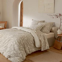 Parure de couette imprimée graphique (140x200 cm - Beige)>Tradilinge Sale