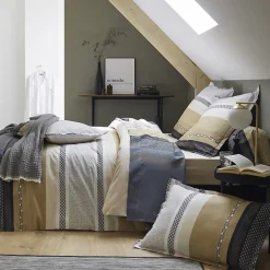 Tradilinge Parure de couette Marlow (200x200 cm - Beige)* Housse De Couette