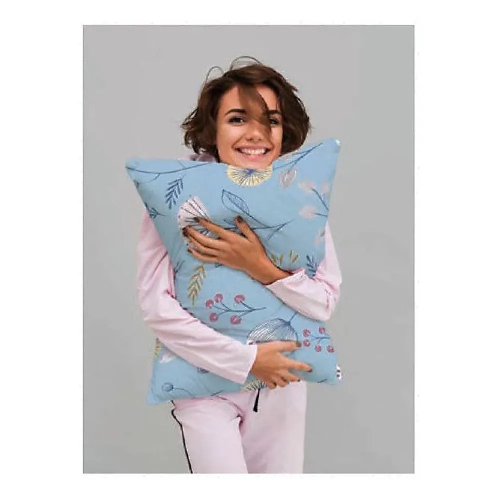 Copenhagen Home Parure de couette "Olia" toutes dimensions 100% Coton / 57 Fils/cm² - Olia Blush - Parure de couette 140 x 200 cm + 1 Taie d'oreil* Housse De Couette