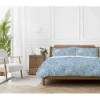 Parure de couette "Olia" toutes dimensions 100% Coton / 57 Fils/cm² - Olia Bleu - Parure de couette 200 x 200 cm + 2 Taies d'oreil>Copenhagen Home Clearance