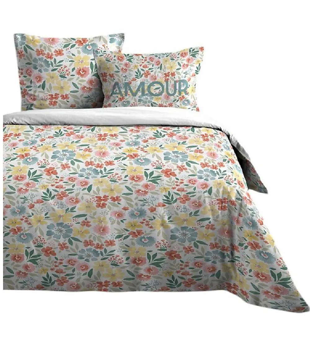 Parure de Drap + 2 taies d'39oreiller Collection Amour>Eden New