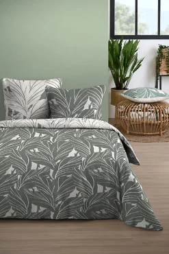 Eden Parure de Drap + 2 taies d'oreiller Collection Calloume* Drap Plat