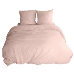 Parure de lit - 100% microfibre lavée>Côté Déco Discount