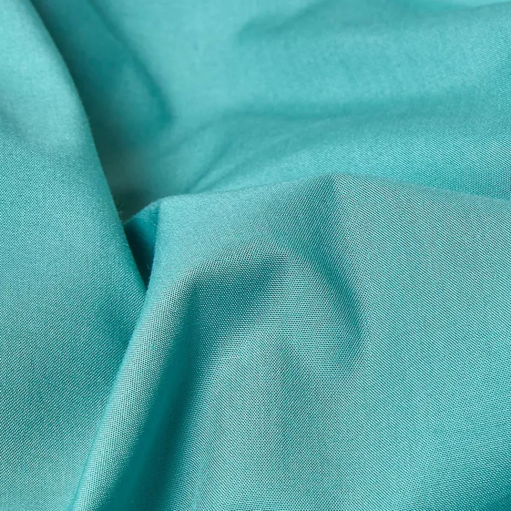 Homescapes Parure de lit 100% coton égyptien 200 fils bleu canard, 230x220cm -* Parure De Lit