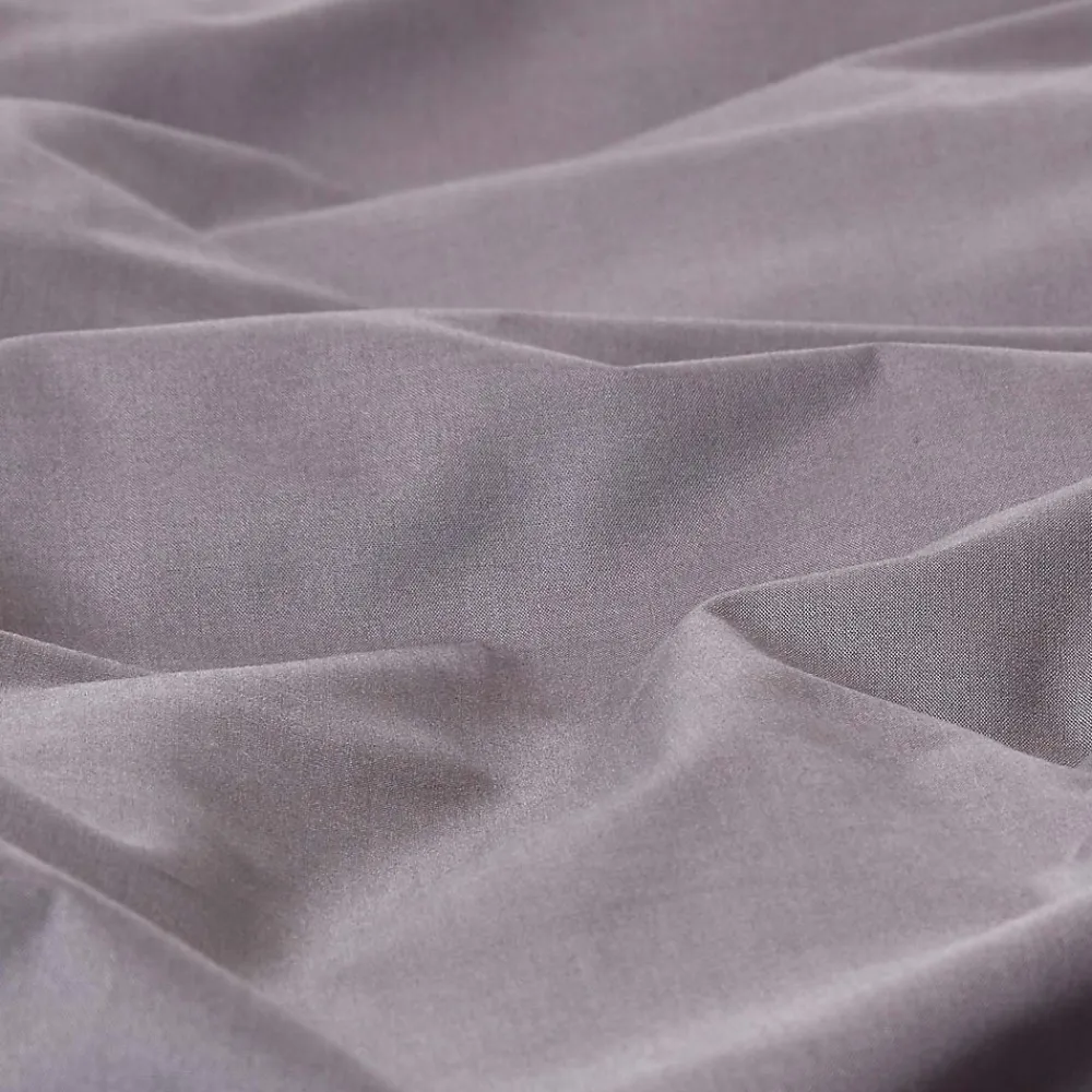 Homescapes Parure de lit 100% coton égyptien 200 fils gris foncé, 240x220cm -* Parure De Lit