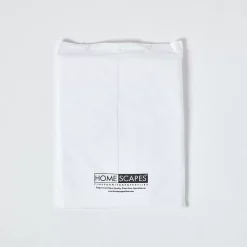 Homescapes Parure de lit 100% coton égyptien 200 fils blanc, 135x200cm -* Parure De Lit