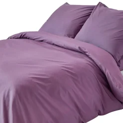 Parure de lit 100% coton égyptien 200 fils violet, 240x220cm ->Homescapes Sale