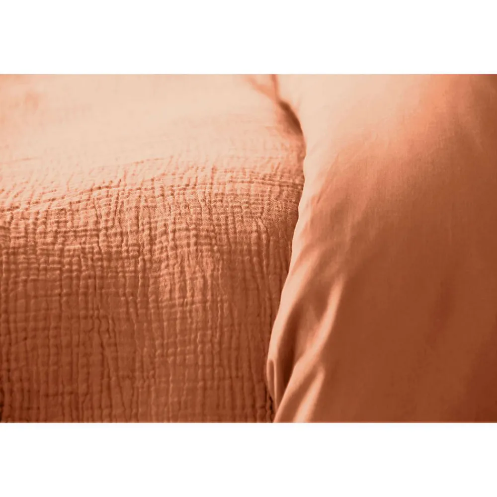 Parure de lit - Double gaze de coton>Côté Déco Discount