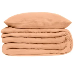 Atmosphera Créateur D'Intérieur Parure de lit - gaze de coton - rose - 240x220 cm - Atmosphera* Parure De Lit