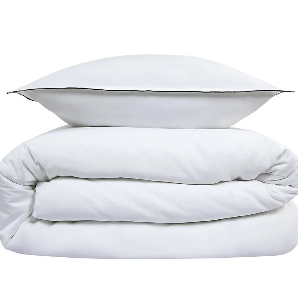 Parure de lit 2 personnes en satin de coton unie 240x220cm>Future Home Clearance