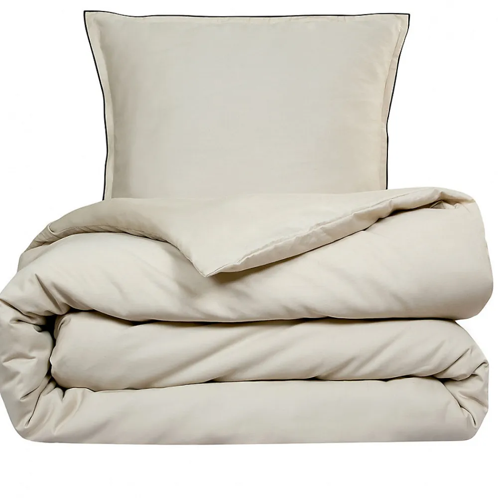 Parure de lit 2 personnes en satin de coton unie 240x220cm>Future Home