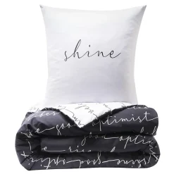 Parure de lit 2 personnes en microfibre 240x220cm><noscript><img width=