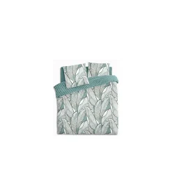 Parure de lit 2 Personnes 240 x 220 cm Housse de couette avec 2 taies Imprimé Moana>Atmosphera Hot