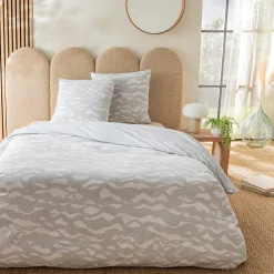 Parure de lit 2 personnes nuage réversible en coton 260x240cm>Future Home Online