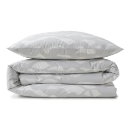 Parure de lit 2 personnes nuage réversible en coton 260x240cm><noscript><img width=