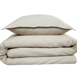 Future Home Parure de lit 2 personnes en satin de coton unie 260x240cm* Parure De Lit