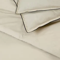 Future Home Parure de lit 2 personnes en satin de coton unie 260x240cm* Parure De Lit