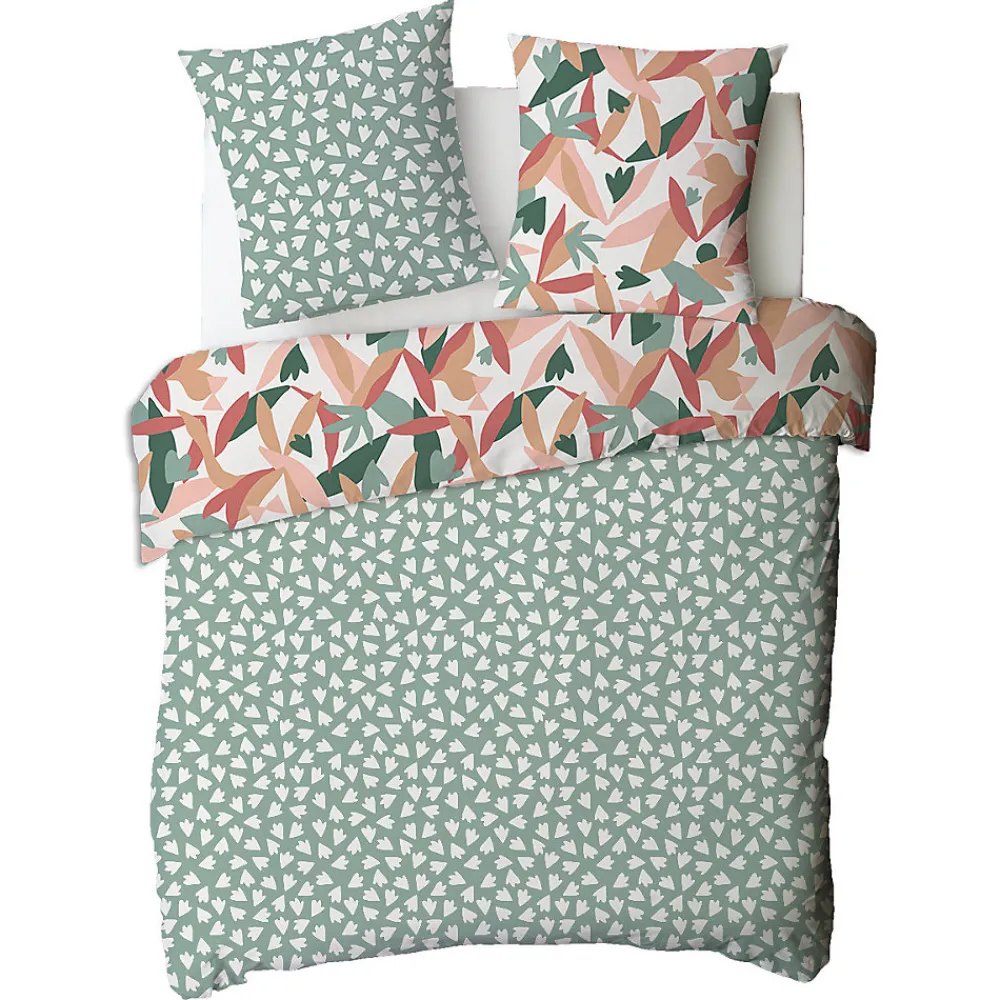 Parure de lit 2 personnes motif abstrait réversible 260x240cm>Future Home New