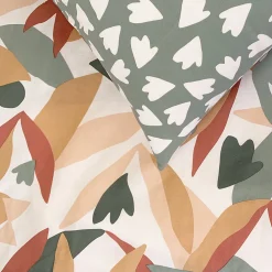 Parure de lit 2 personnes motif abstrait réversible 260x240cm><noscript><img width=