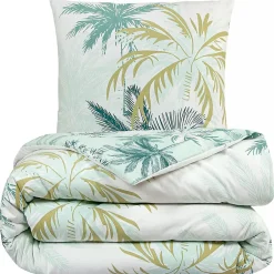 Future Home Parure de lit 2 personnes feuillage réversible 240x220cm* Parure De Lit