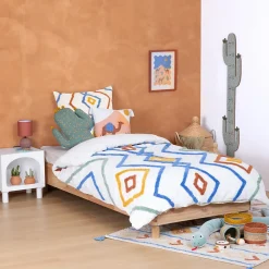Atmosphera Créateur D'Intérieur Parure de lit 2 pièces enfant Adi coton tufté 140x200cm - Atmosphera* Boutis, Couvre-Lit, Édredon