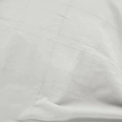 Douceur D'Intérieur Parure de lit 3 pièces LINELLA Blanc- 240 x 220 cm Coton/Polyester lavé jacquard 57 fils* Housse De Couette