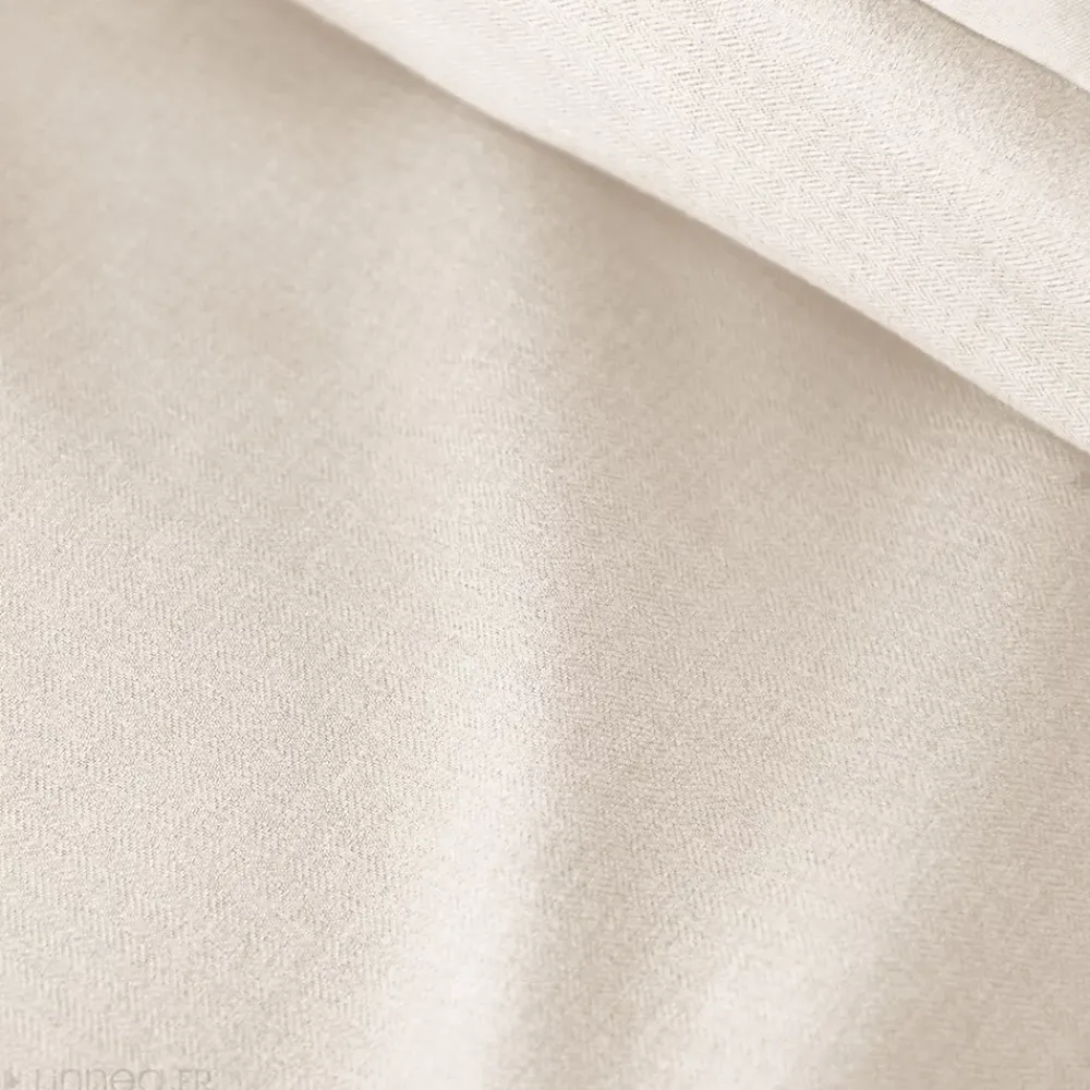 Linnea Parure de lit 3 pièces 260x240 cm microfibre SENSATION FLANELLE beige* Parure De Lit