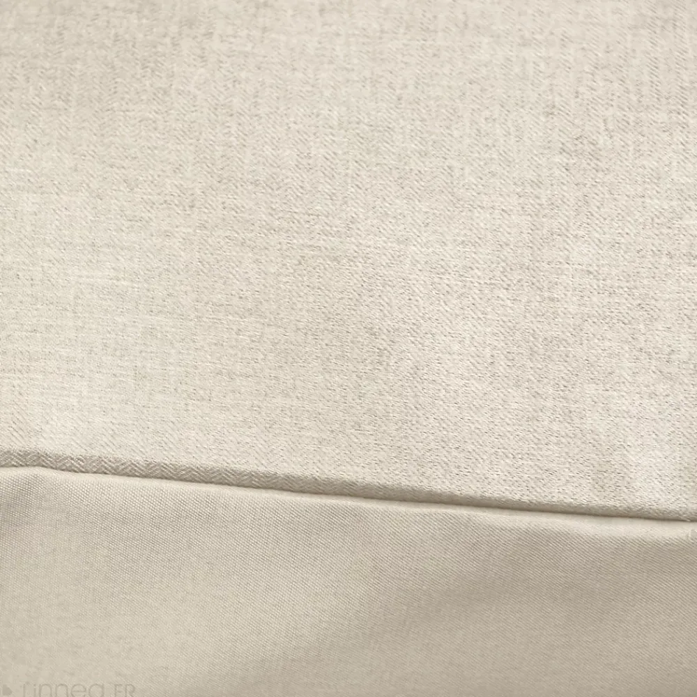 Linnea Parure de lit 3 pièces 260x240 cm microfibre SENSATION FLANELLE beige* Parure De Lit