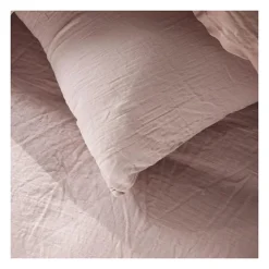 Todays Tools Parure de lit - TODAY - 123332 - 1 personne - 140x200 cm - Gaze de coton unie - Rose des sables* Parure De Lit