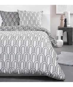 Parure de lit - TODAY - Sunshine - 116495 - 2 personnes - 220x240 cm - Coton - Imprimé 9.53>Todays Tools Best
