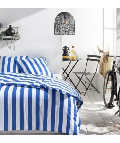 Todays Tools Parure de lit - TODAY Summer Stripes - 240x220 cm - 2 personnes - coton imprimé rayé* Parure De Lit